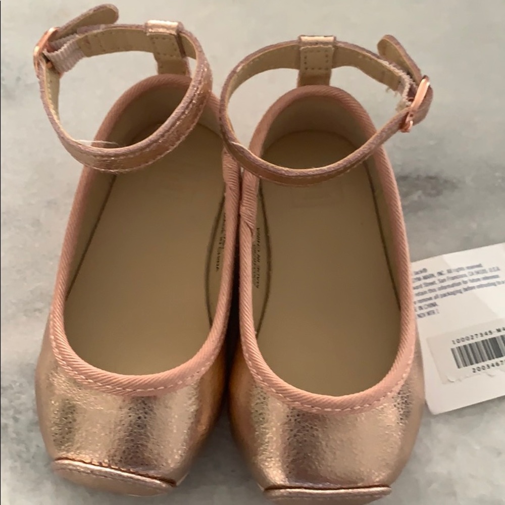 Toddler 5 Janie and Jack Blush Pink Shoes